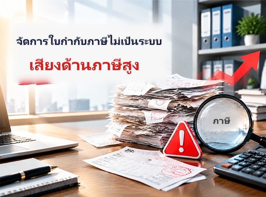 การจัดการเอกสารใบกำกับภาษีไม่เป็นระบบและมีความเสี่ยงด้านภาษีสูง