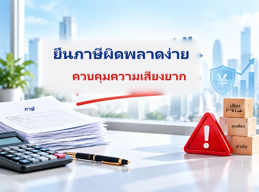 การยื่นแบบแสดงรายการภาษีผิดพลาดได้ง่ายและควบคุมความเสี่ยงได้ยาก