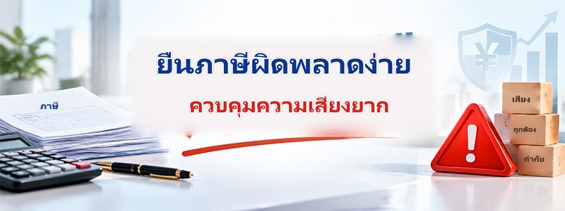 การยื่นแบบแสดงรายการภาษีผิดพลาดได้ง่ายและควบคุมความเสี่ยงได้ยาก