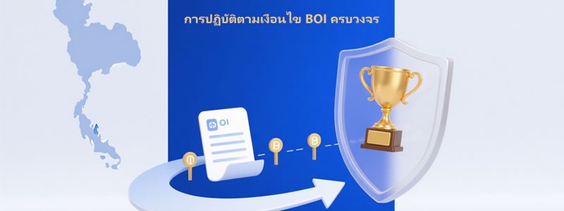 บริการดูแลการปฏิบัติตามเงื่อนไข BOI ครบวงจร
