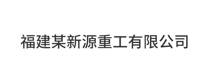 福建某新源重工有限公司
