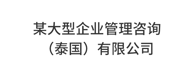 某大型企业管理咨询（泰国）有限公司